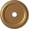 Ekena Millwork Traditional PVC Medallion (Canopies up to 13 1/2"), 22"OD x 3 1/2"ID x 1 1/2"P, Bright Coat Gold CMP22TRBGL - alternate 1